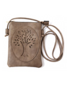 HG176 TREE OF LIFE CROSSBODY BAG TAUPE