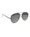 6312 AVIATOR MIRROR SUNGLASS, GREY/SILVER