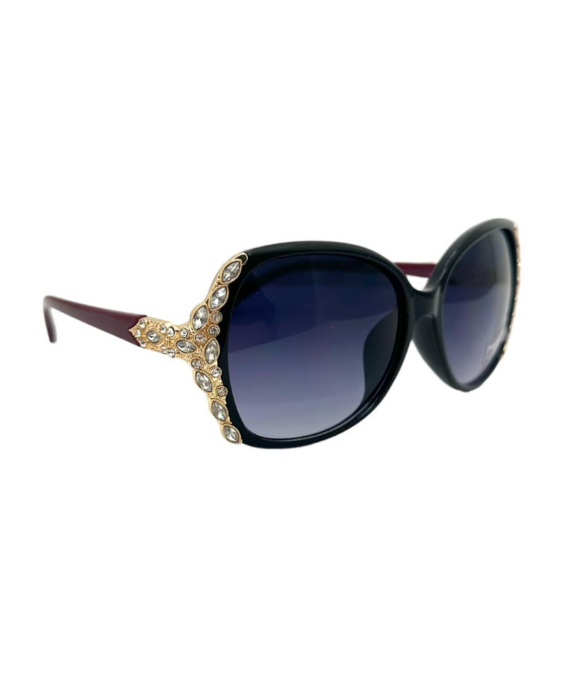 5736 BLING SUNGLASS, BLACK