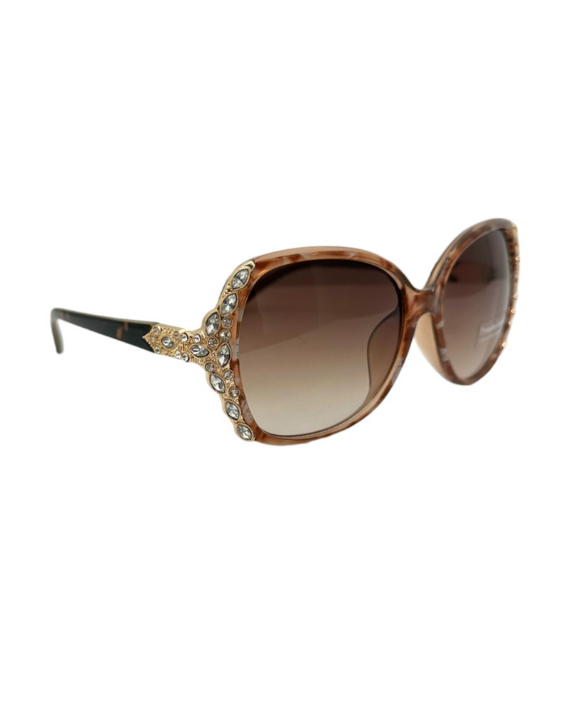 5736 BLING SUNGLASS, BROWN