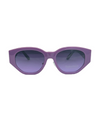 5693 GOLD TRIM SUNGLASS, PURPLE/GREEN