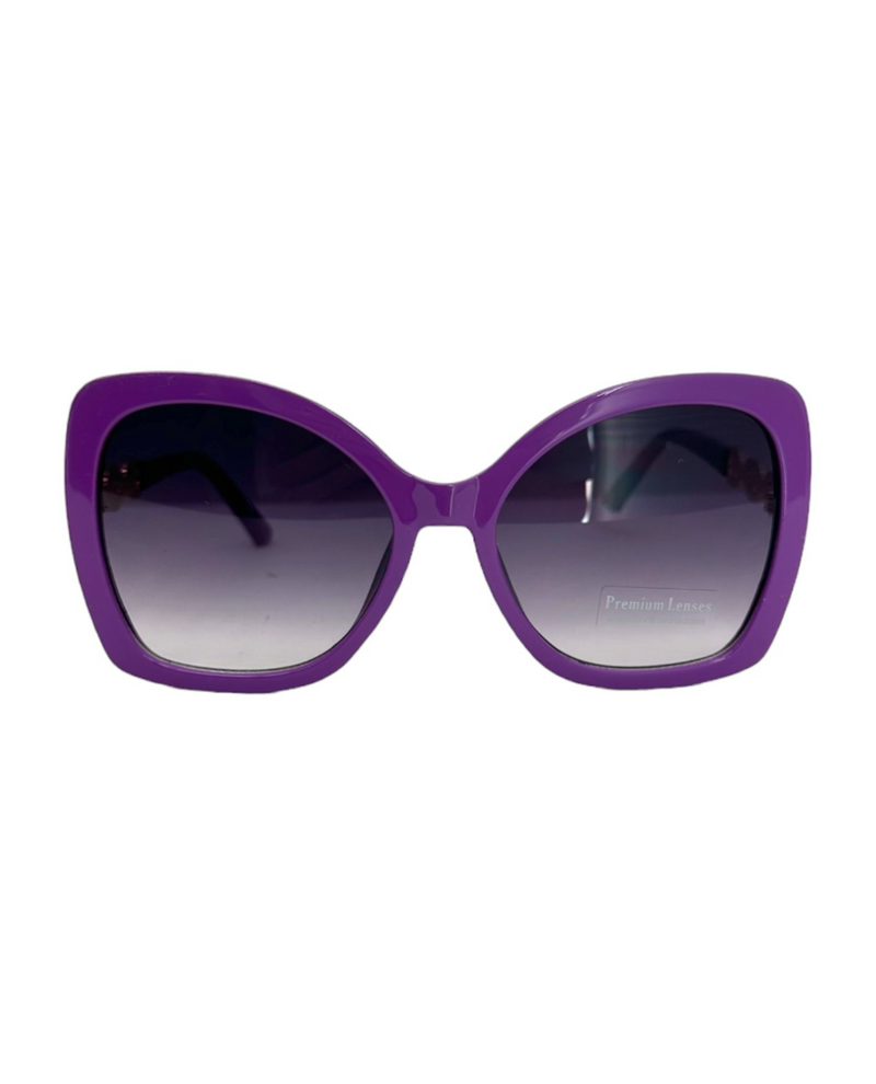 5773 LF CHAIN TEMPLE SUNGLASS, PURPLE