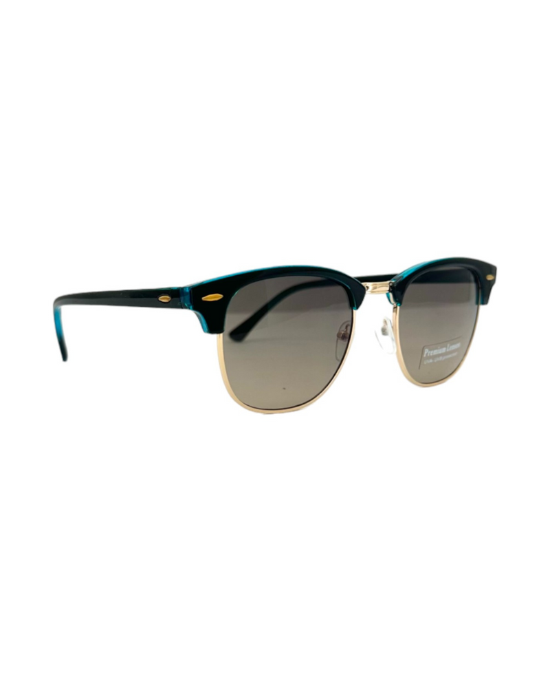 5587 BROWLINE SUNGLASSES, TEAL