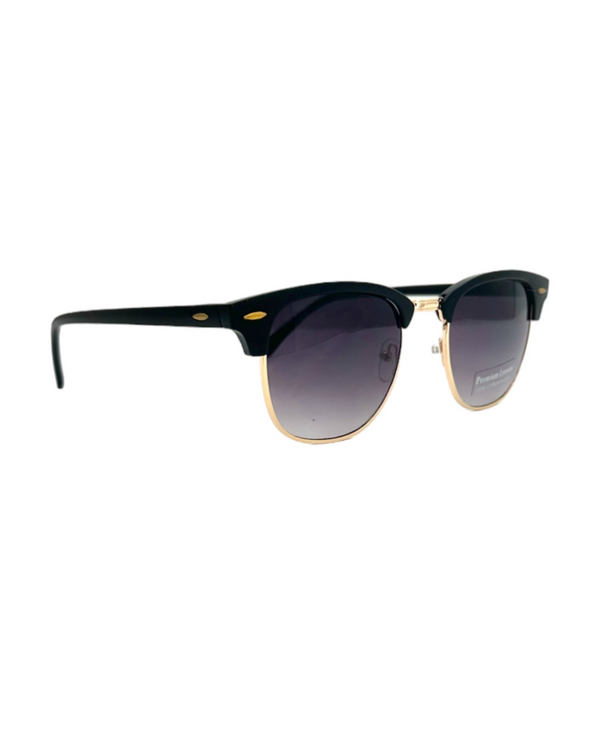 5587 BROWLINE SUNGLASSES, BLACK