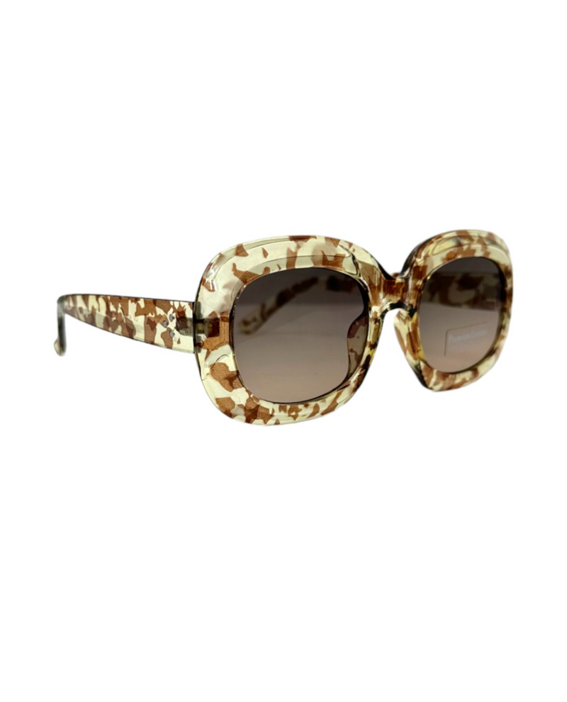 5683 LG SUNGLASS, BROWN MULTI