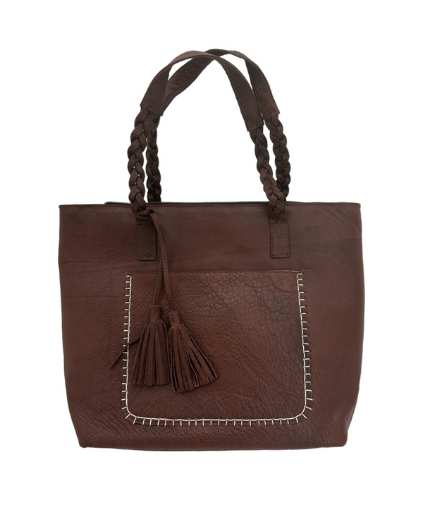 84997A BRAIDED STRAP TOTE