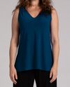 SYMPLI 21230 GO TO V-NECK TANK RELAX, ATLANTIS