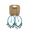 85291A DROP FR WR EARRING, BLUE