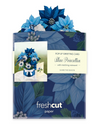 FRESHCUT PAPER 7430 MINI BLUE POINSETTIA