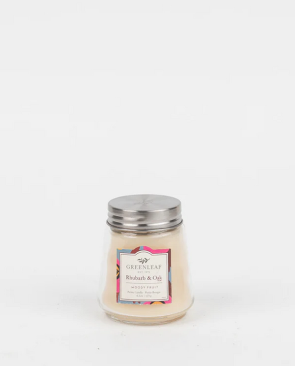 GREENLEAF GLG910577 RHUBARB & OAK PETITE CANDLE