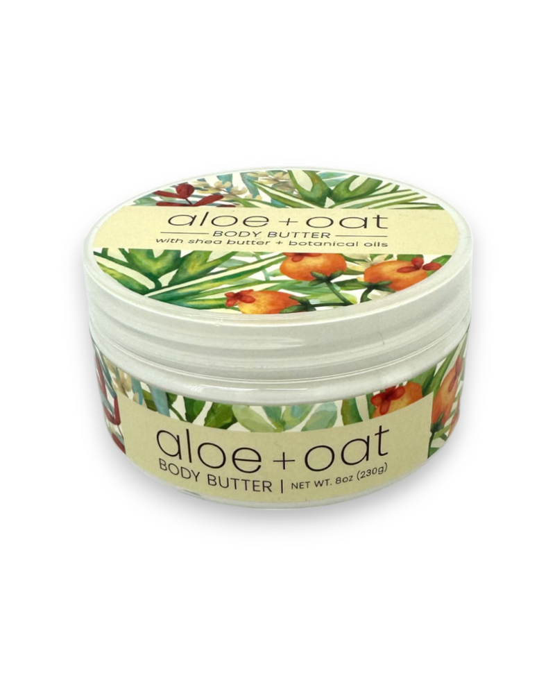 8 OZ BODY BUTTER, ALOE & OAT