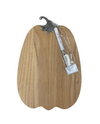 PUMPKIN SHAPED CUTTING BOARD & SPREADER