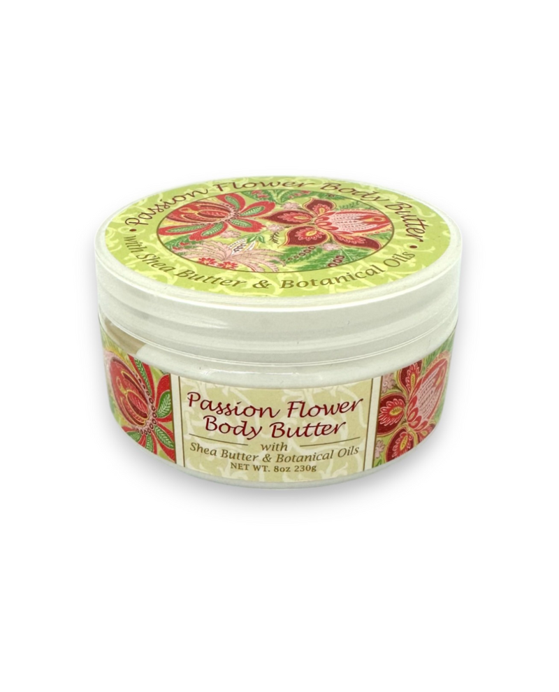 8 OZ BODY BUTTER, PASSION FLOWER & OLIVE OIL