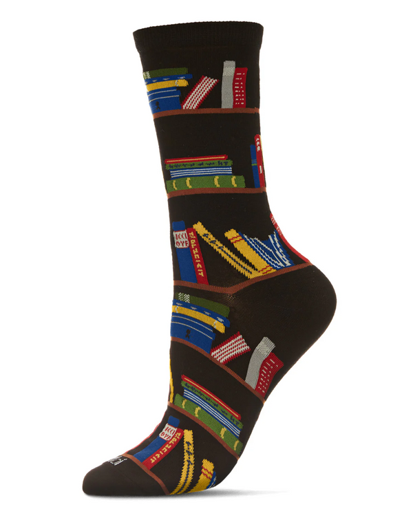 ME MOI MCV07172 BOOKSHELF BAMBOO CREW SOCK