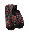 WORLDS SOFTEST SOCK WSCHNOS CHECK NO SHOW, BLACK