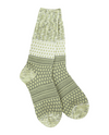 WORLD'S SOFTEST SOCK WS77724 TEXTURED CREW, ENVY