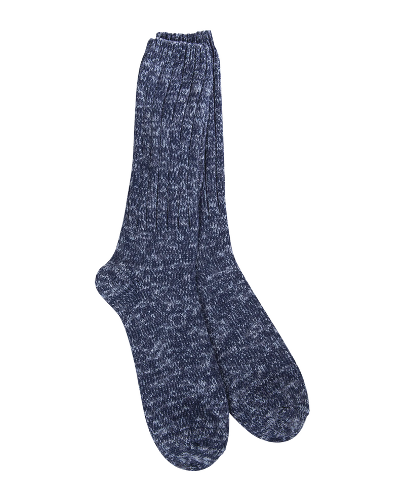 WORLD'S SOFTEST WRAGGCRW SOCK RAGG CREW, DENIM