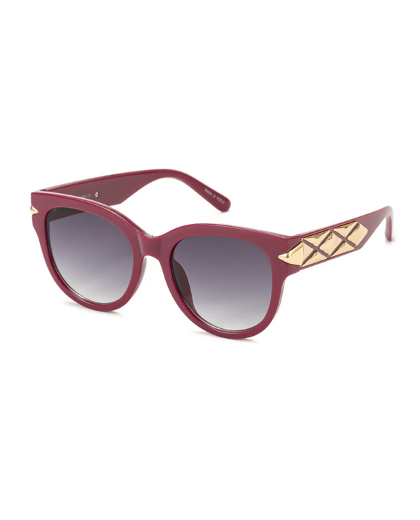 5746 MODERN AVIATORS, BURGUNDY