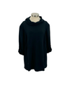 FOCUS FT4048 DRAPE NECK TOP, BLACK