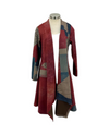 RADZOLI 23511 FAUX PRINT DUSTER JACKET