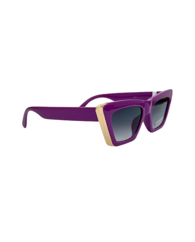 5711 MODERN CATEYE SUNGLASS, PURPLE