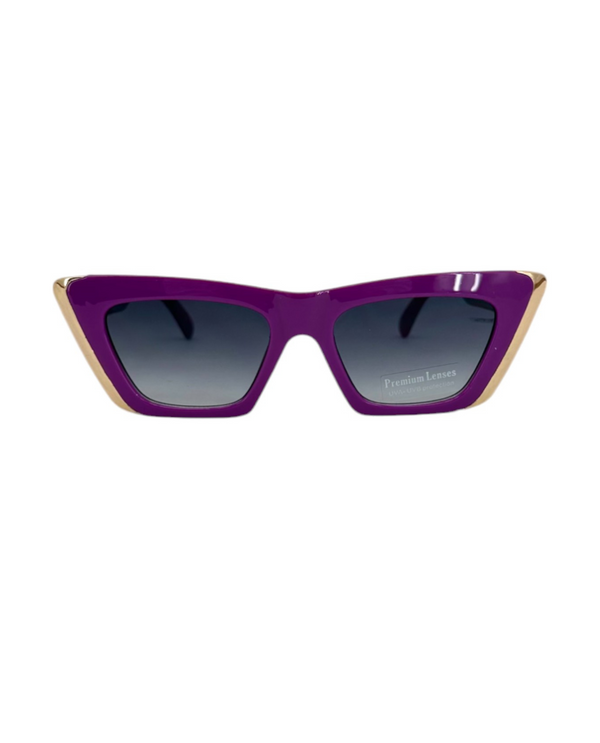 5711 MODERN CATEYE SUNGLASS, PURPLE