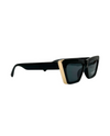 5711 MODERN CATEYE SUNGLASS, BLACK