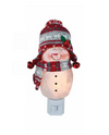 STONY CREEK RED BEANIE SNOWMAN NIGHT LIGHT SSX4225