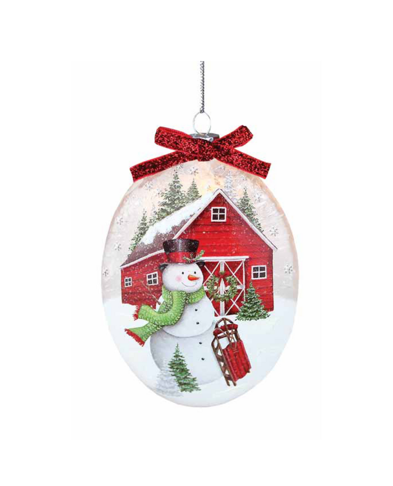 STONY CREEK RED BARN ORNAMENT ELB4256