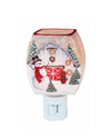 STONY CREEK FESTIVE FARM WHITE BARN NIGHT LIGHT ELB4291