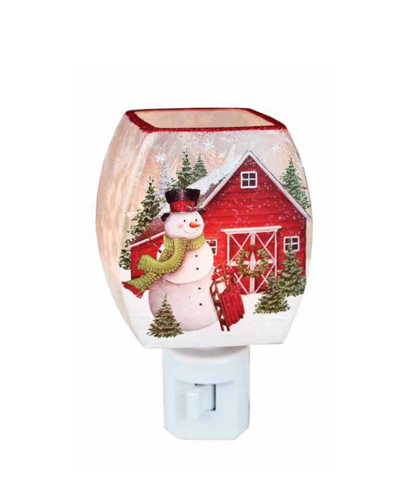 STONY CREEK FESTIVE FARM RED BARN NIGHT LIGHT ELB4291