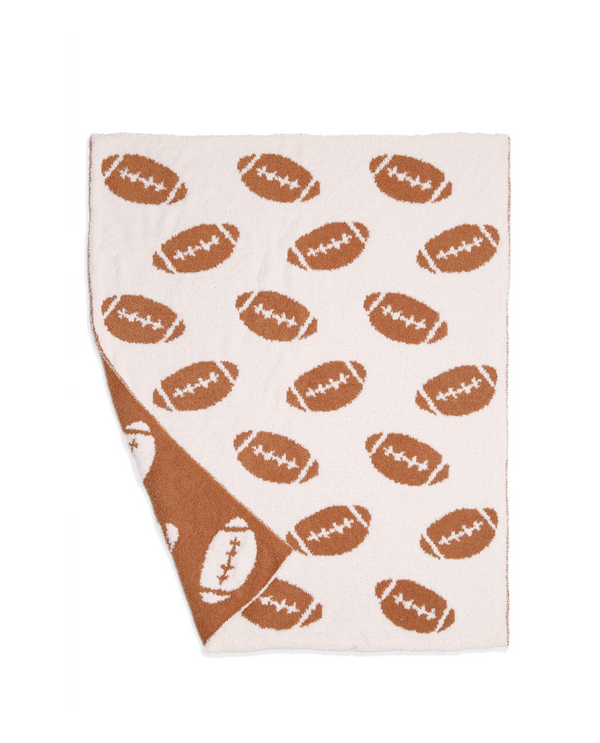 JCL4321K COMFYLUXE FOOTBALL KIDS COZY BLANKET