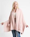 JCL6212 COMFY LUXE OPEN SHAWL WITH POCKETS