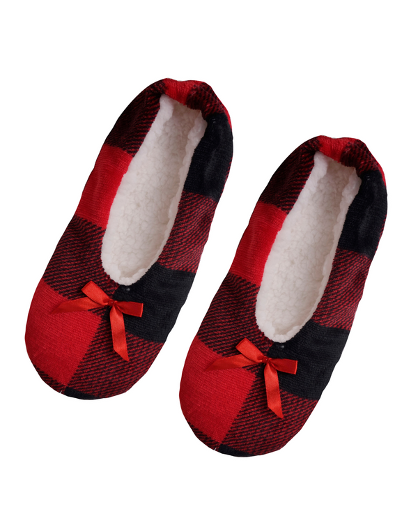 72656-F BUFFALO CHECK SLIPPER