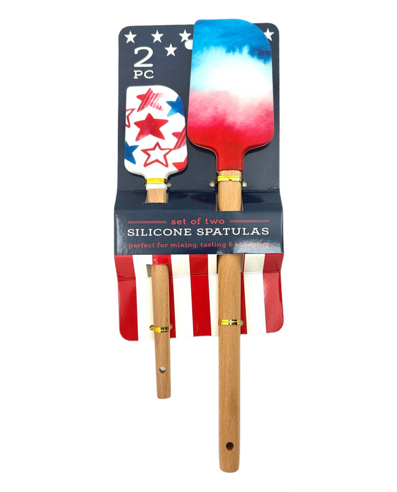 AMERICANA 2 PACK WOODEN SPATULAS, OMBRE