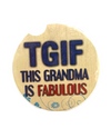 ABSORBANT STONE CAR COASTER Made in USA, TGIF