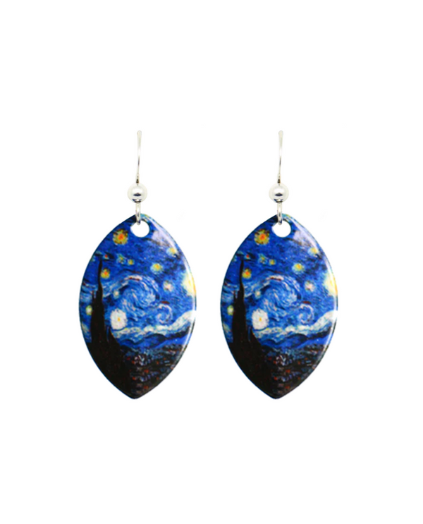 D'EARS 1633 TEARDROP STARRY NIGHT EARRINGS