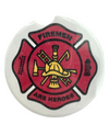 ABSORBANT STONE CAR COASTER Made in USA, FIREMEN HERO