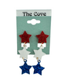 AMERICANA STAR POST EARRING GE433OUS