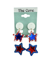 AMERICANA STAR SUNGLASS EARRING GE4331US