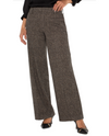 LIVERPOOL LM4654TL10 HERRINGBONE WIDE LEG PANT black tan