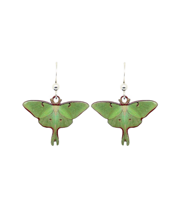 D'EARS 2322 LUNA MOTH EARRINGS