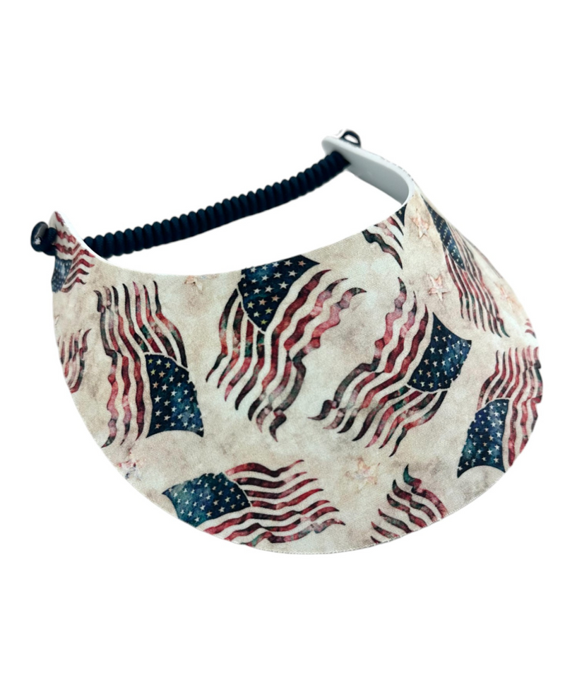 INCREDIBLE SUNVISOR, MUTED FLAG