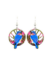 D'EARS 2345 BLUE BIRD EARRINGS