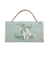 PHA1017 MILFORD IS MY HAPPY PLACE HANGING SIGN