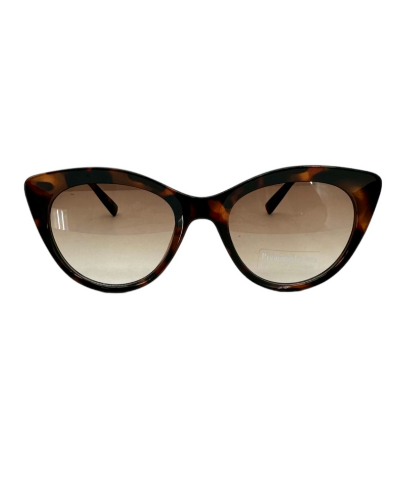 5649 CATEYE SUNGLASS, BROWN