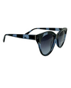 5649 CATEYE SUNGLASS, BLUE BLACK