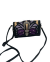 P206W119 BUCKLE BUTTERFLY WALLET, PURPLE