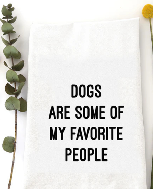 Wildwood Landing 1207 Dogs Are Some Tea Towel