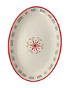 Y5567ZU SNOWFLAKE OVAL PLATTER